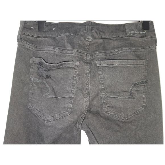 American Eagle Black Next Level Stretch Jeans – Size 4 - Picture 8 of 9